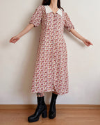 Maxi floral dress (M)