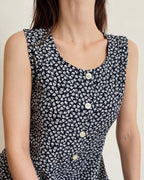 Vintage floral romper (2XS/XS)