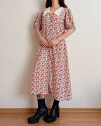 Maxi floral dress (M)