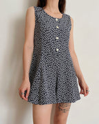 Vintage floral romper (2XS/XS)