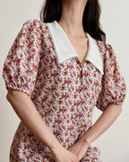 Maxi floral dress (M)