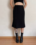 Pleated vintage midi skirt (XS/S)
