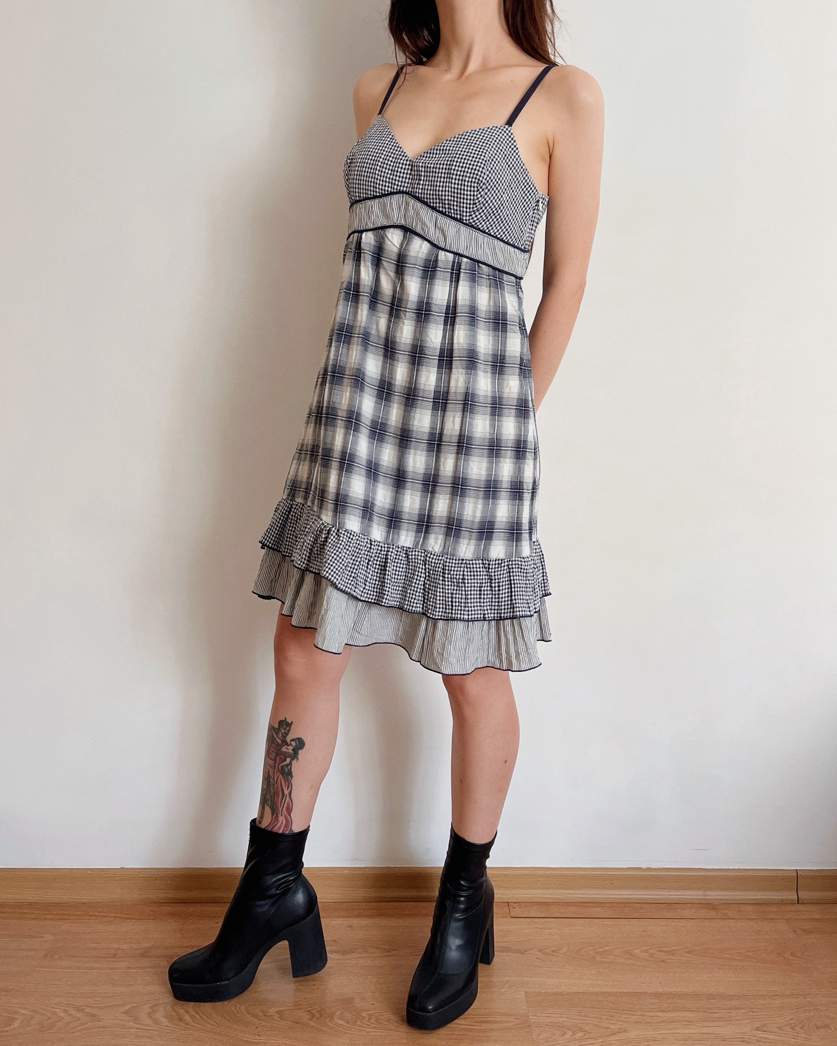 Babydoll midi dress (XS)