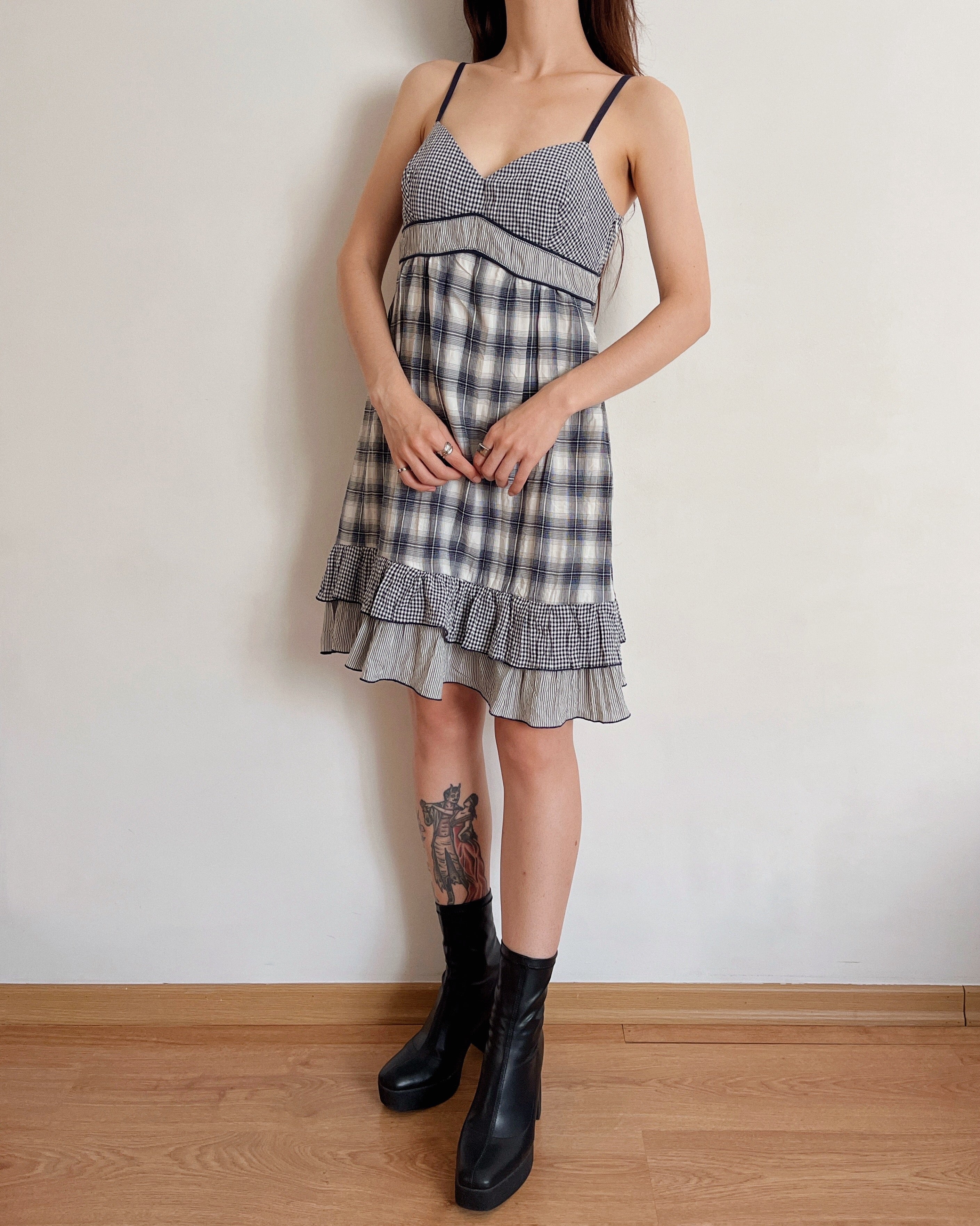 Babydoll midi dress (XS)