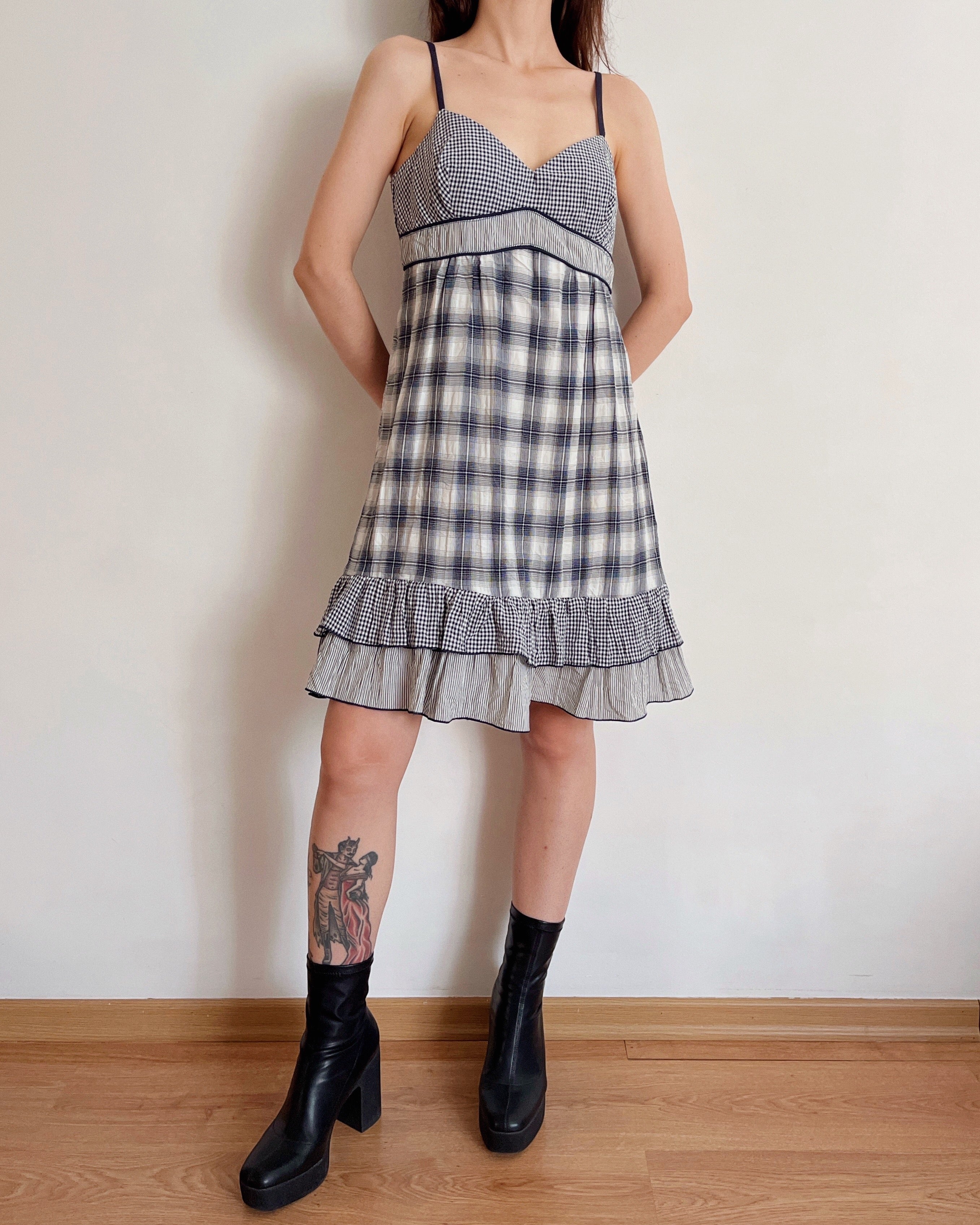 Babydoll midi dress (XS)