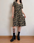 Vintage rose dress (M)