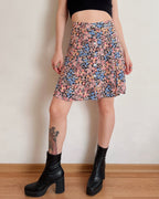 Floral mini skirt (M/L)