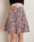 Floral mini skirt (M/L)