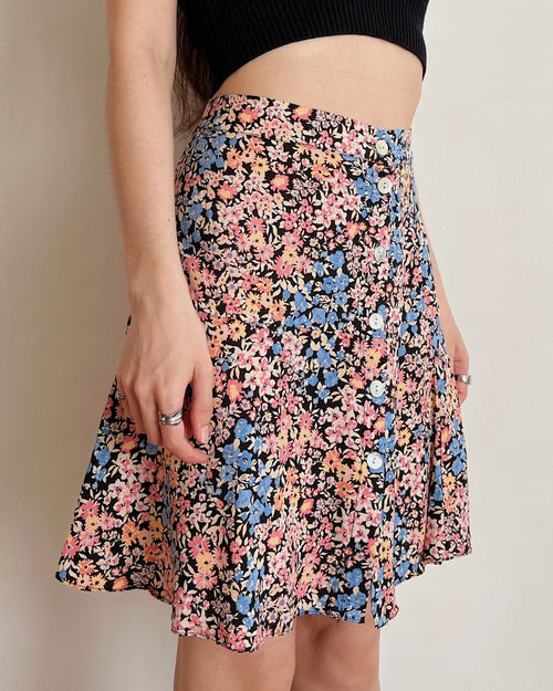 Floral mini skirt (M/L)
