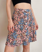 Floral mini skirt (M/L)