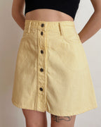 100% cotton gingham skirt (S)