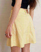 100% cotton gingham skirt (S)