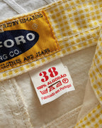 100% cotton gingham skirt (S)