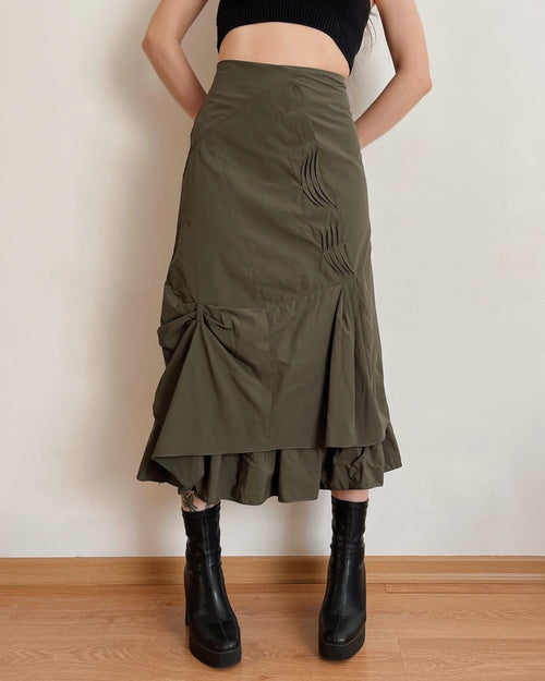 Asymmetric maxi skirt (M/L)