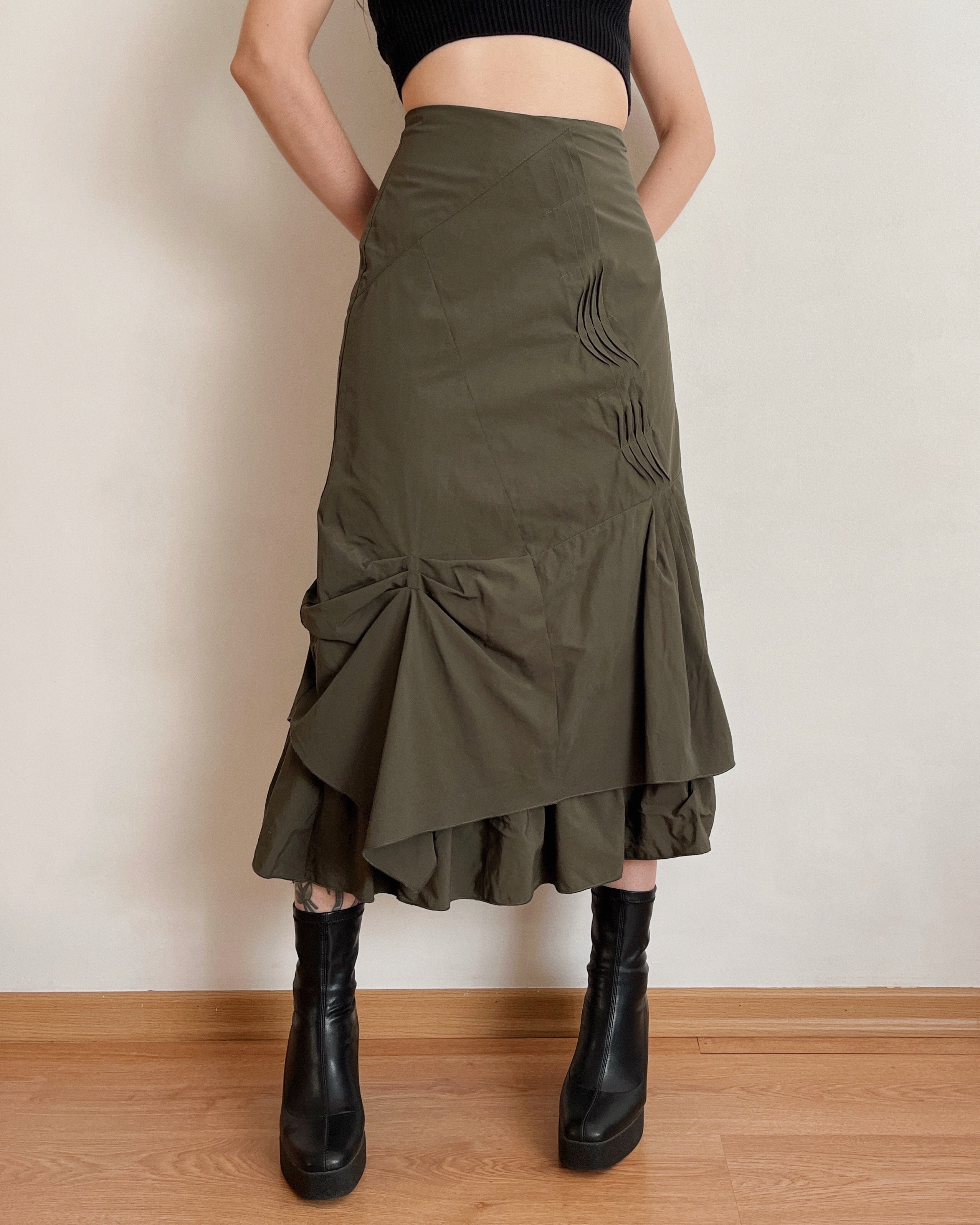 Asymmetric maxi skirt (M/L)