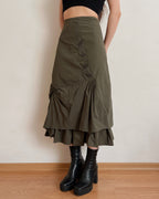 Asymmetric maxi skirt (M/L)