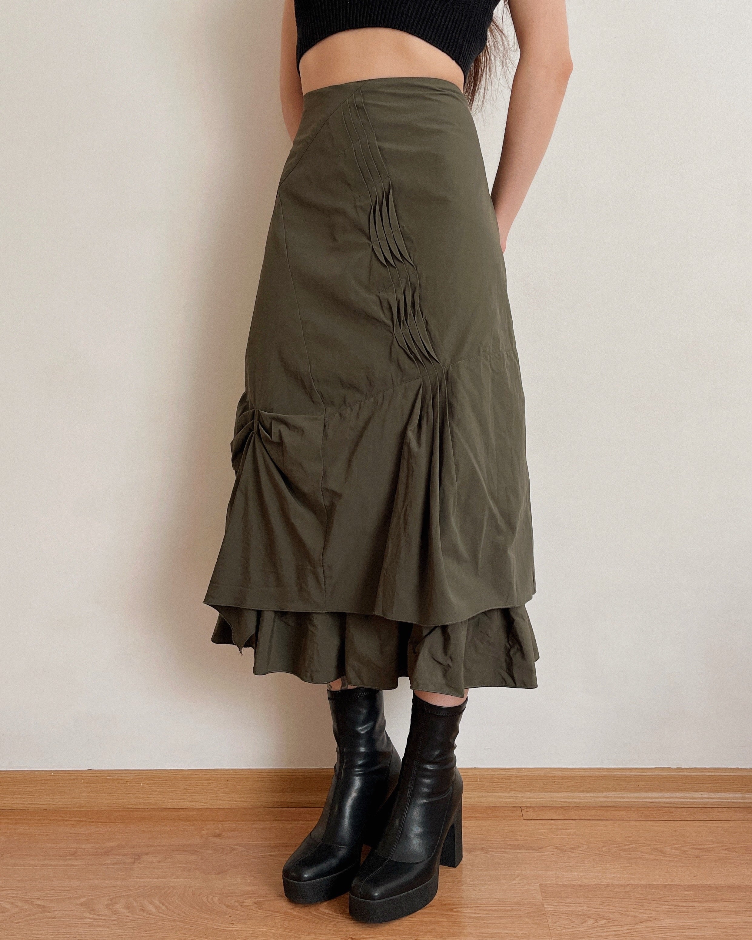 Asymmetric maxi skirt (M/L)