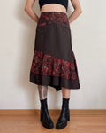 Vintage asymmetric skirt (M/L)