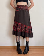 Vintage asymmetric skirt (M/L)