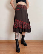 Vintage asymmetric skirt (M/L)