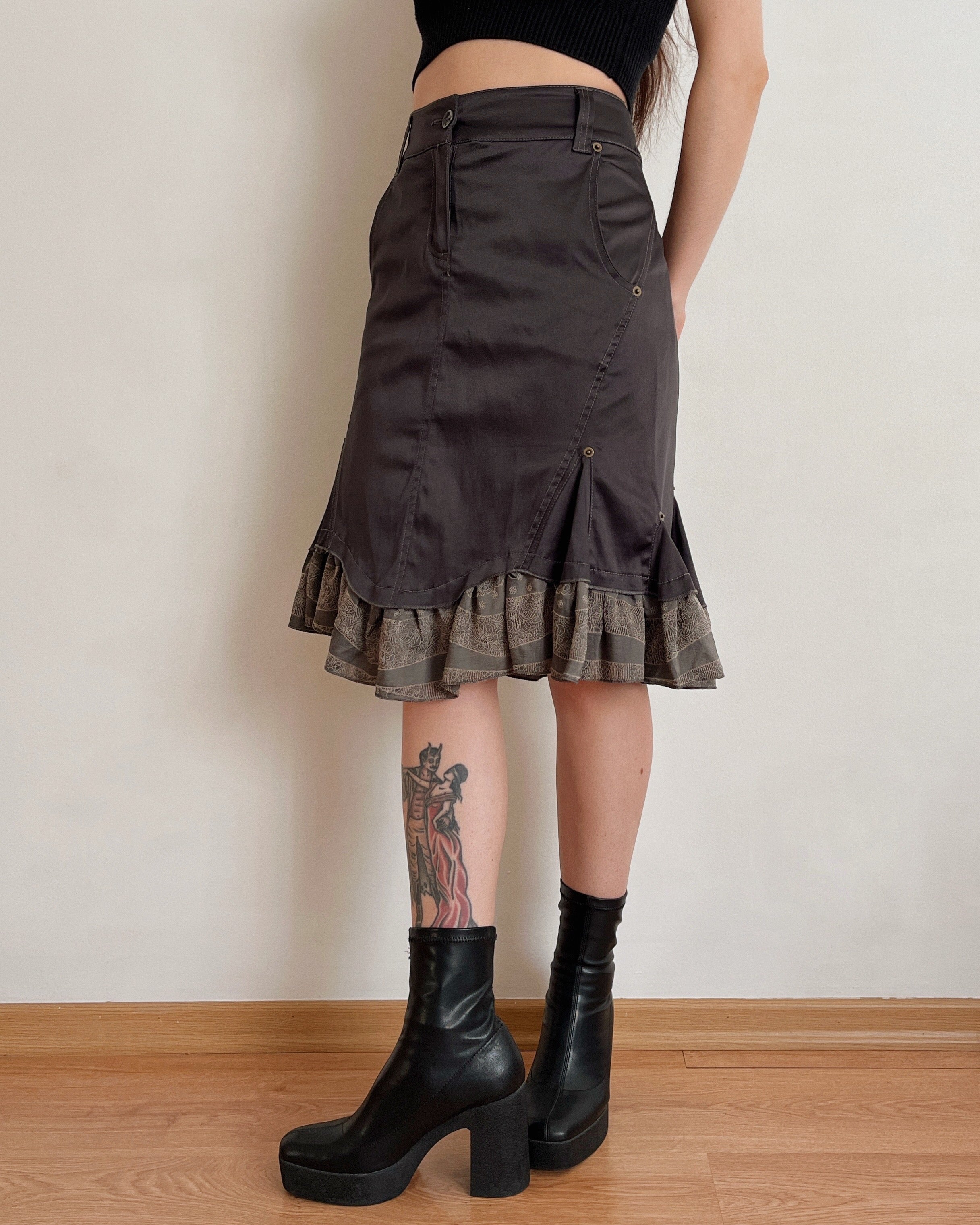Vintage midi skirt (S/M)