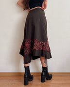 Vintage asymmetric skirt (M/L)