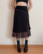 Vintage asymmetric skirt (M/L)