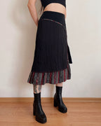 Vintage asymmetric skirt (M/L)