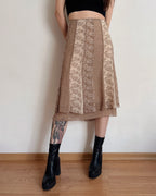 Floral midi skirt (XL/2XL)