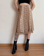 Floral midi skirt (XL/2XL)