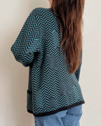 Vintage knit cardigan (M)