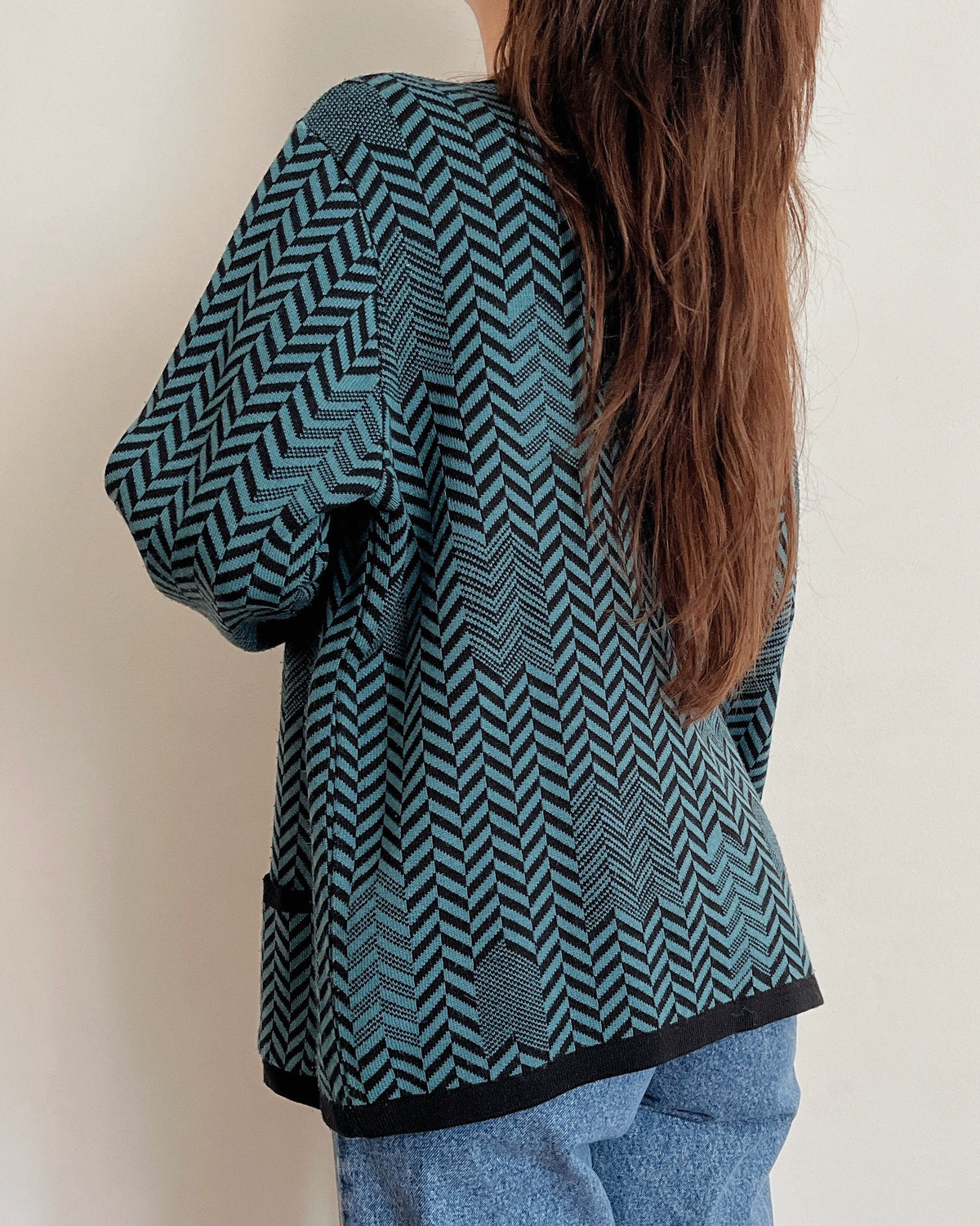 Vintage knit cardigan (M)