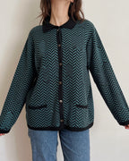 Vintage knit cardigan (M)