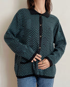 Vintage knit cardigan (M)