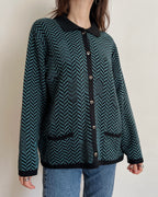 Vintage knit cardigan (M)
