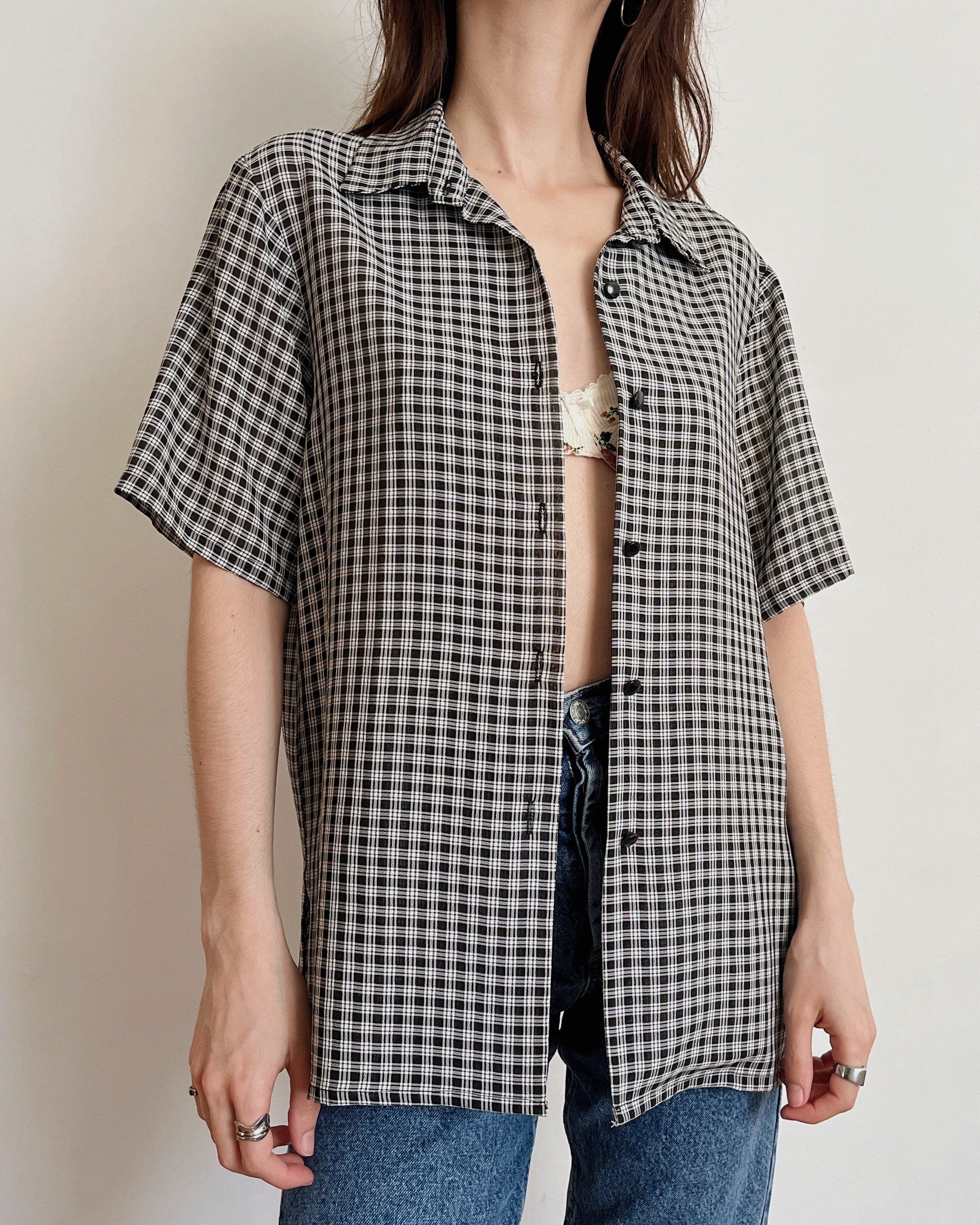 Vintage plaid shirt (XS/S)