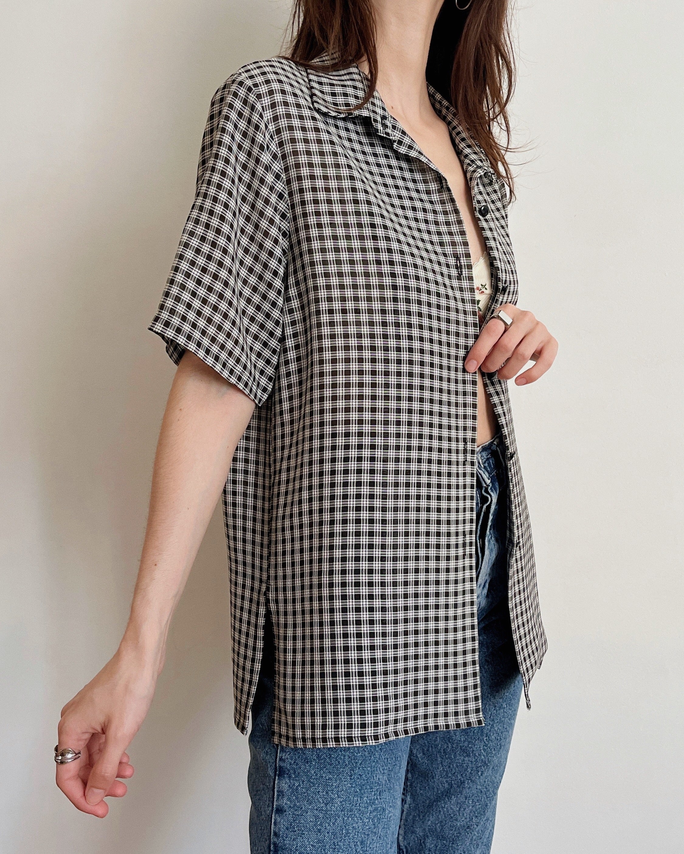 Vintage plaid shirt (XS/S)