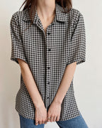 Vintage plaid shirt (XS/S)