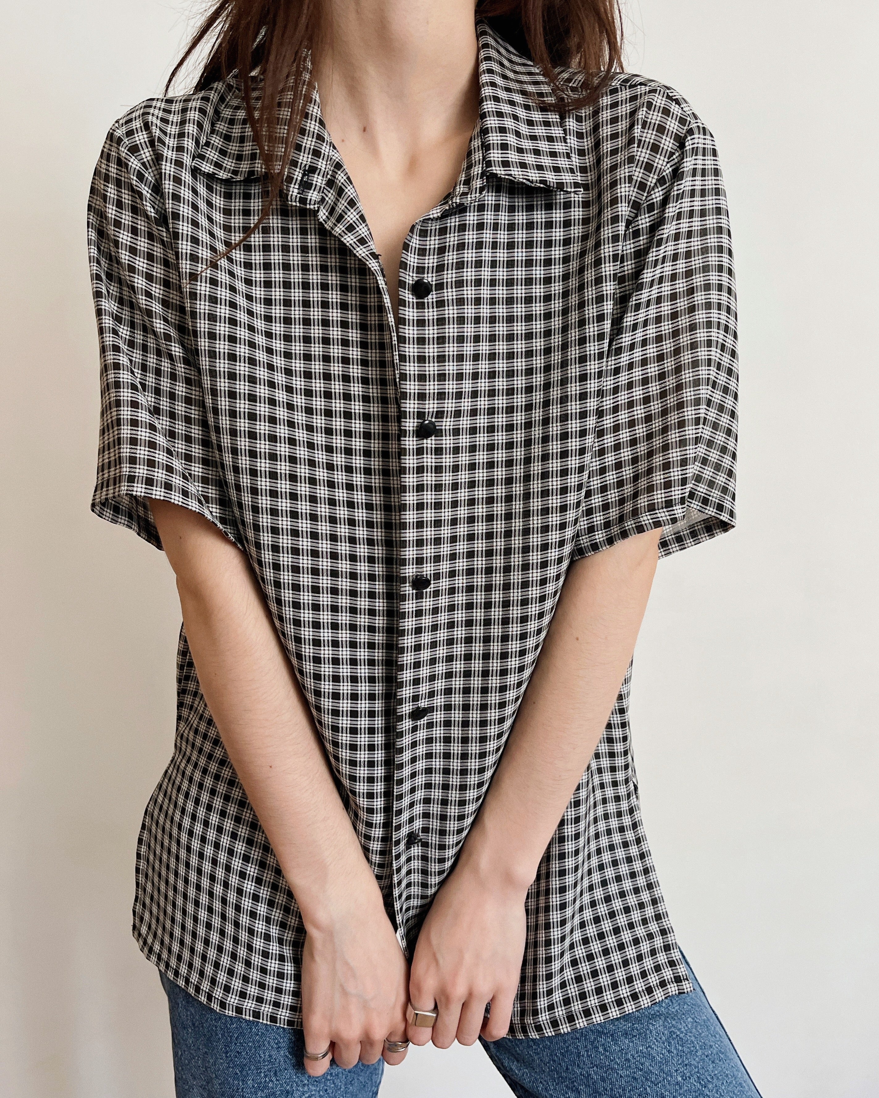 Vintage plaid shirt (XS/S)