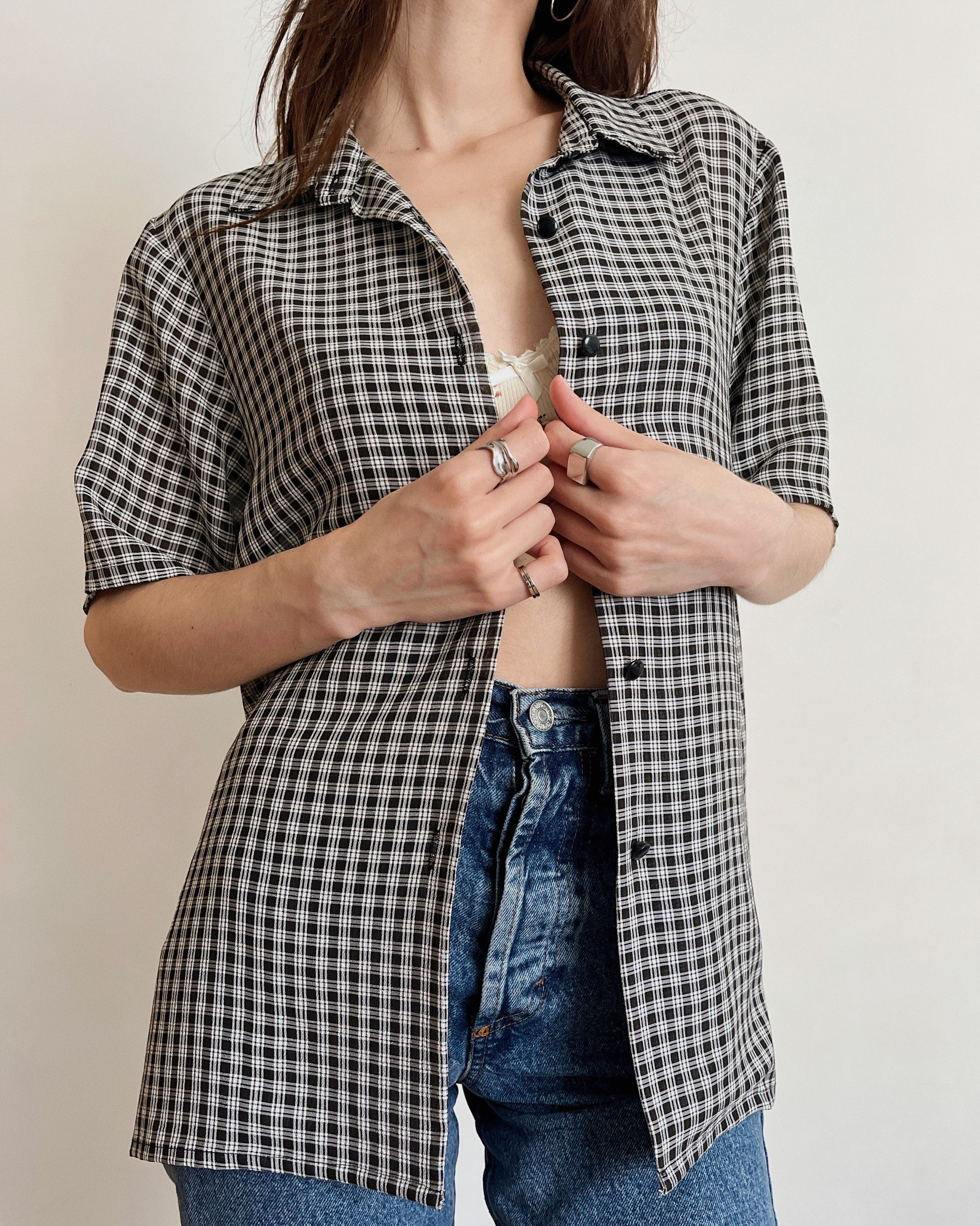 Vintage plaid shirt (XS/S)