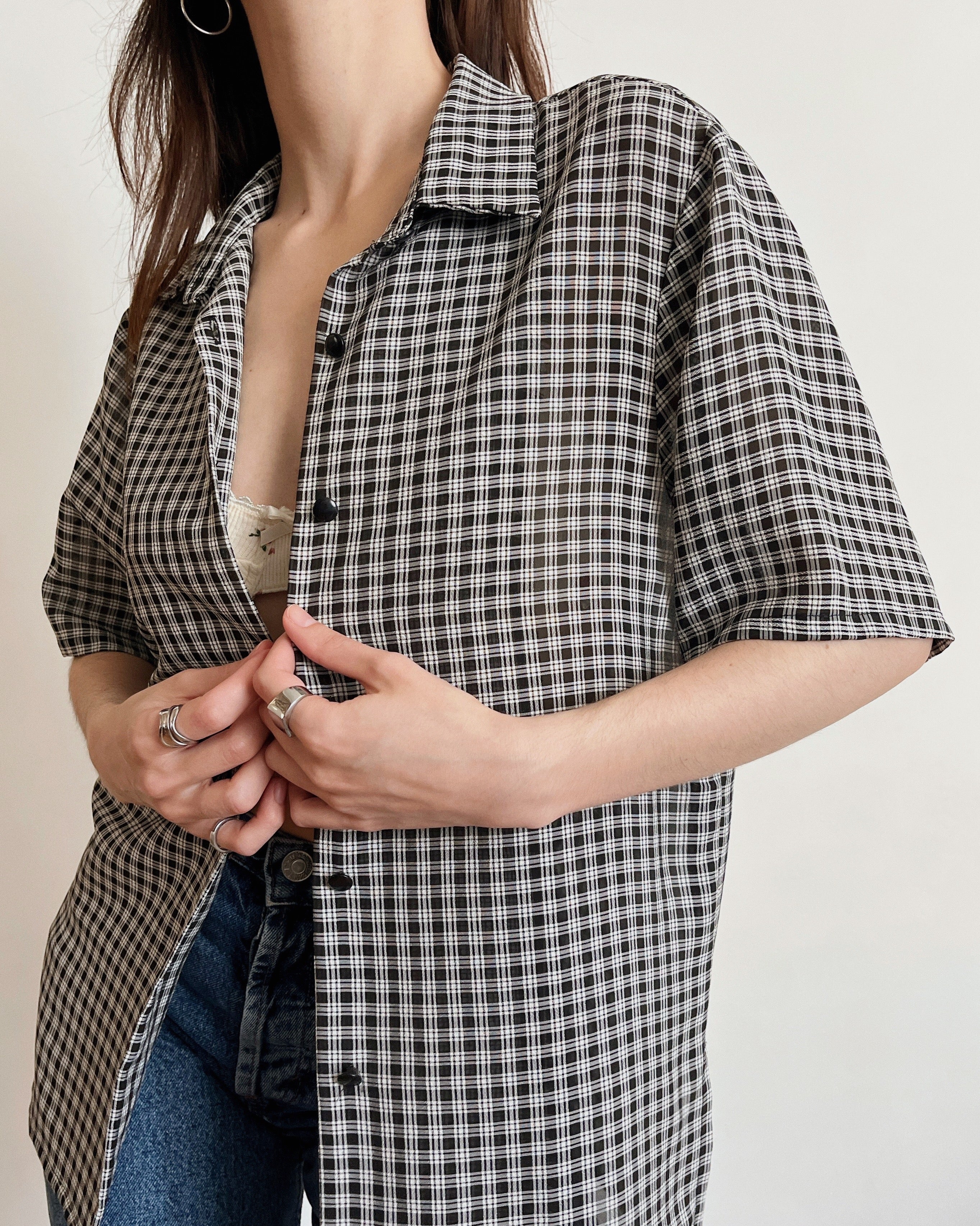 Vintage plaid shirt (XS/S)