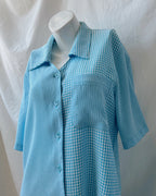 Vintage gingham shirt (XL)