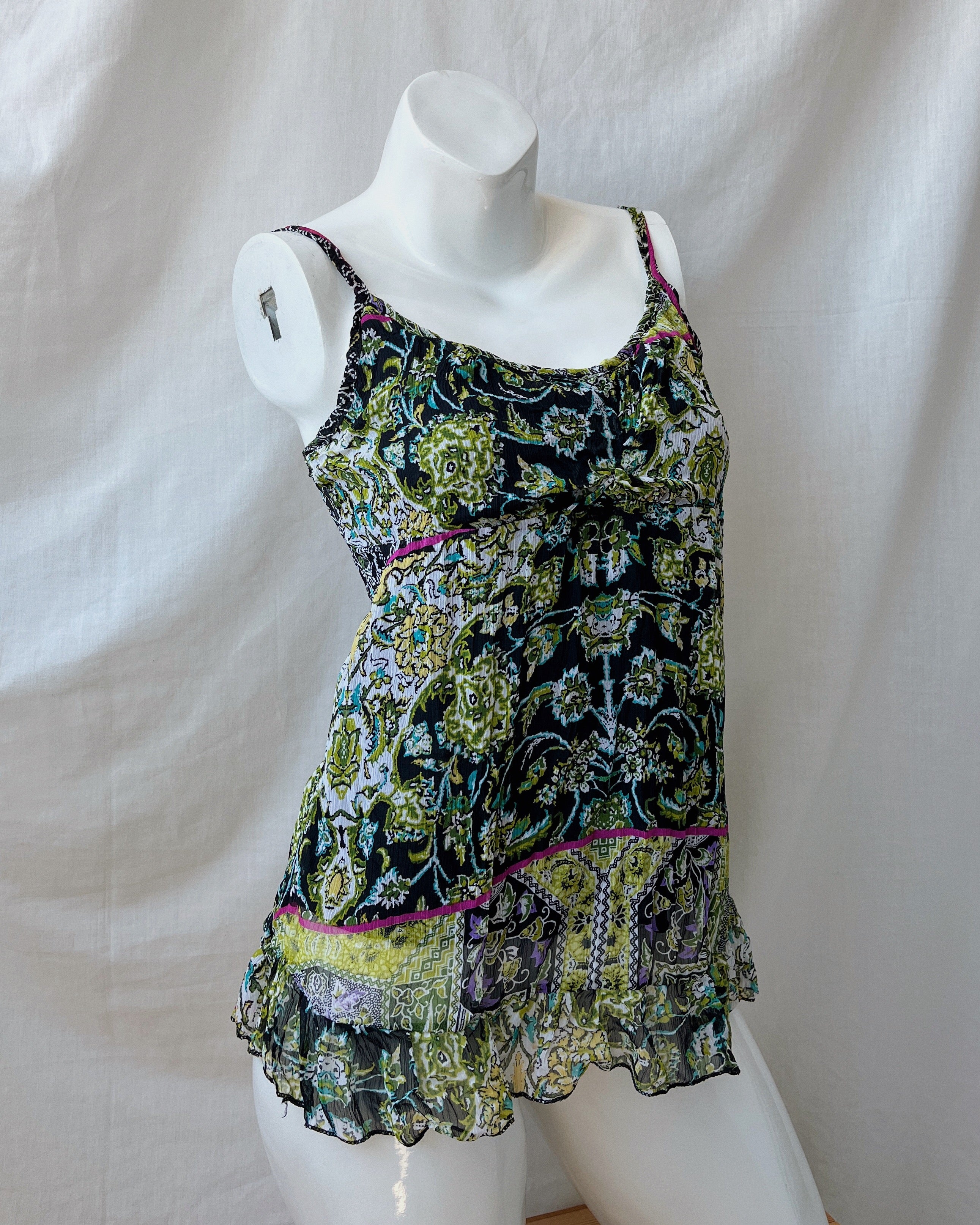 Vintage mesh cami top (S)